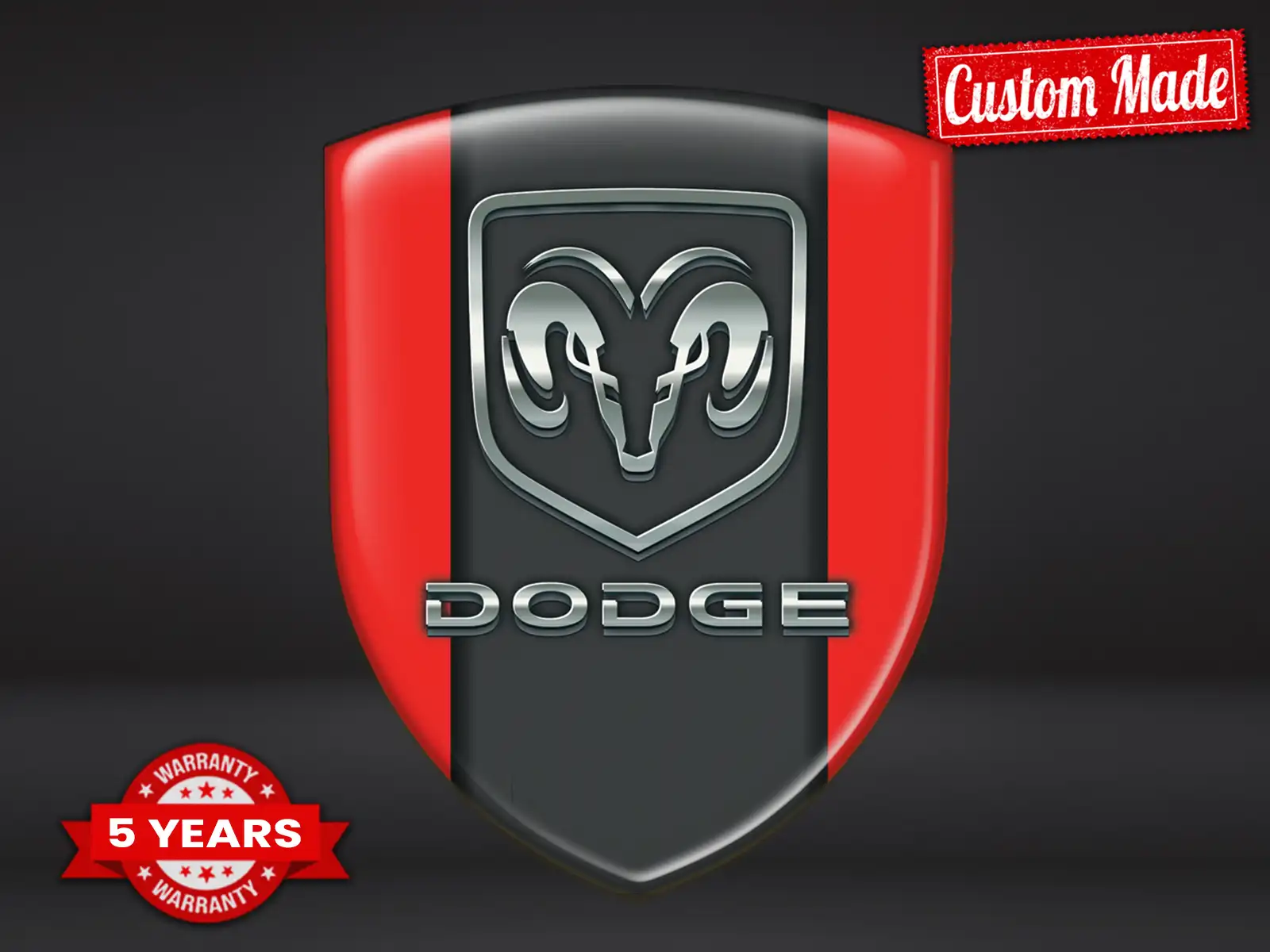 Dodge Adesivi Cofano Auto Max Durevoli Moderni Chic